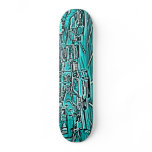 Box Junction in Cyan Skateboards
