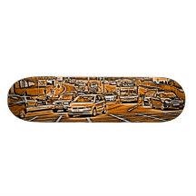Box Junction in Orange Skateboard Decks