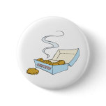 box of chicken nuggets pinback buttons