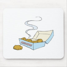 box of chicken nuggets mousepad