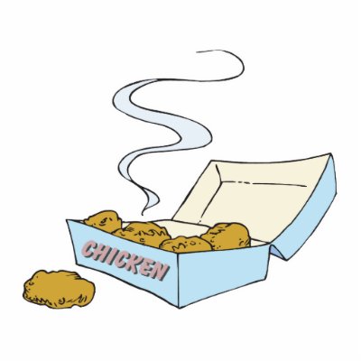 box of chicken nuggets photo cut outs by doonidesigns