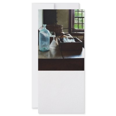 Box of Test Tubes Full Color Rack Card by SusanSavad