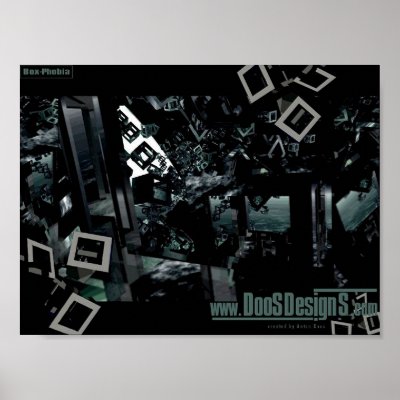 Box-Phobia Print by IHeeT
