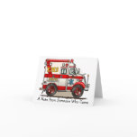 Box Truck Ambulance Note Card
