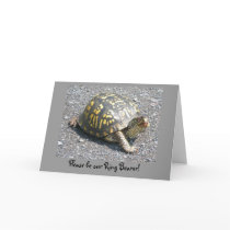 Box Turtle Ring Bearer Request Card