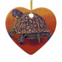 Box Turtle, tortoise Christmas Ornament