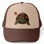 Box Turtle With Autumn Leaf hat