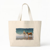 Boxer and Pal - Was that a Dolphin? Canvas Bag