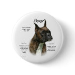 Boxer (brindle) History Design buttons