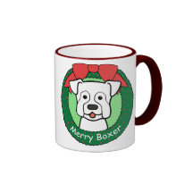 Boxer Christmas Mugs