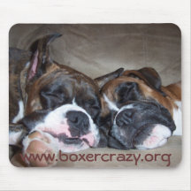 Boxer Crazy Mousepad - Snooze
