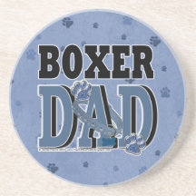 Boxer DAD Beverage Coaster