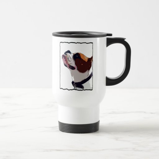 Boxer dog art mug