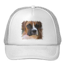 Boxer Dog Design Baseball Hat