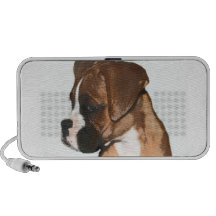 Boxer dog doodle speaker