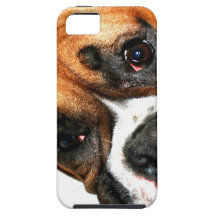 Boxer dog eyes iPhone 5 cover