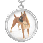 Boxer dog necklace