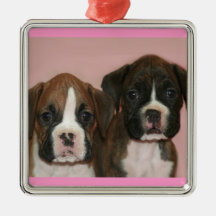 Boxer dog ornament