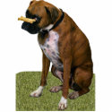 Boxer Dog photo sculptures