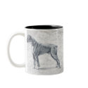 Boxer Dog Standing mugs