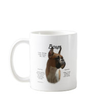 Boxer (fawn) History Design Coffee Mugs