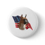 Boxer Flag Pinback Buttons