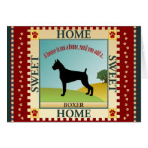 Boxer Greeting Card
