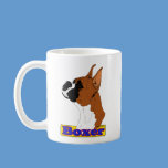 Boxer- headstudy fawn mugs
