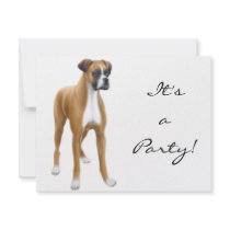 Boxer Invitation