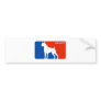 Boxer Major League Dog Bumper Sticker