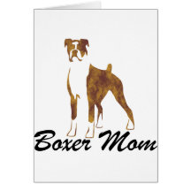 Boxer Mum Card