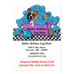 Boxer Pet Grooming Frequent Bather Punch Card Business Card Template