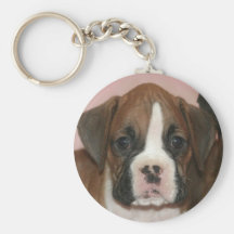 Boxer Puppies keychain