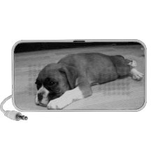 Boxer puppy doodle speaker