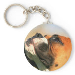 Boxer Puppy keychain