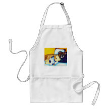 Boxer & Teddy Bear Apron