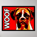 Boxer WOOF Poster