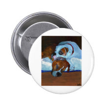 Boxers Fawn and White Patch Pin