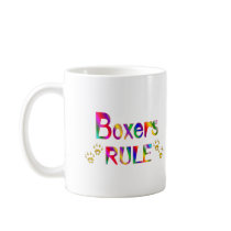 Boxers Rule Coffee Mugs