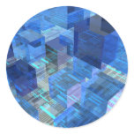 Boxes of Blue stickers