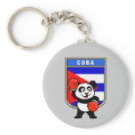 Boxing Cuba Panda keychains