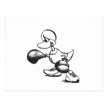 Boxing Duck - Pen Postcards