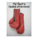 Boxing Gloves Bachelor Party Invitations