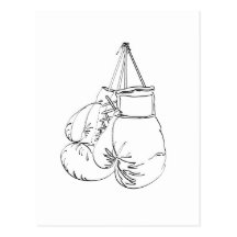 Boxing Gloves II Postcards