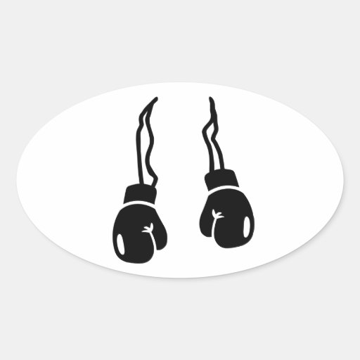 Boxing gloves sticker