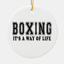 Boxing It's way of life Christmas Tree Ornaments