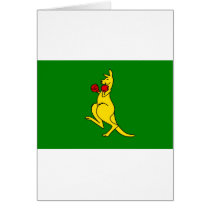 Boxing kangaroo collector item"s cards