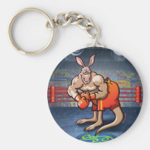 Boxing Kangaroo Key Chain