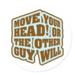 Boxing - Move your head or the other guy will stickers