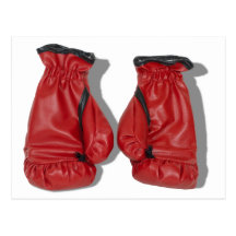 BoxingGloves060910Shadow Postcard